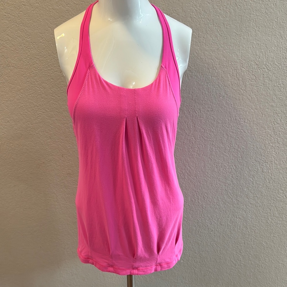 lululemon athletica Pink Racerback Tank Top